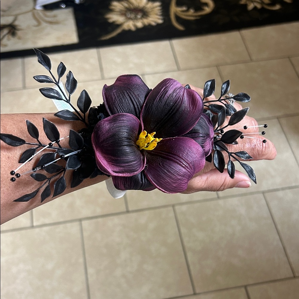 Elegant Floral Wrist Corsage for wedding or prom homemade